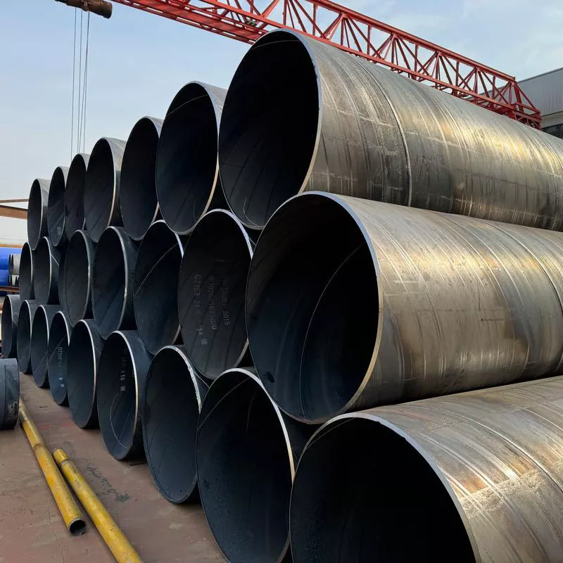 কালো সর্পিল ঢালাই পাইপ