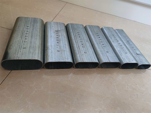 গ্যালভানাইজড উপবৃত্তাকার ইস্পাত পাইপ